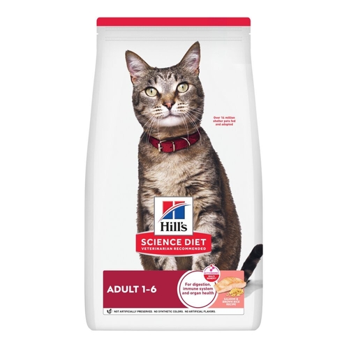 Hills Cat Adult Salmon & Brown Rice Recipe Cat Food 2.94Kg 