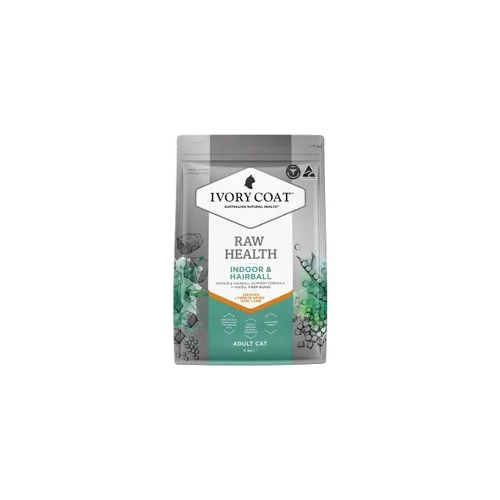 Ivory Coat Raw Health Cat Indoor & Hairball 4Kg 