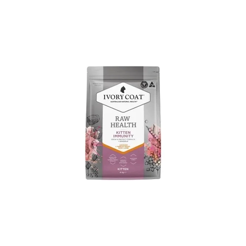 Ivory Coat Raw Health Kitten Immunity 4Kg 