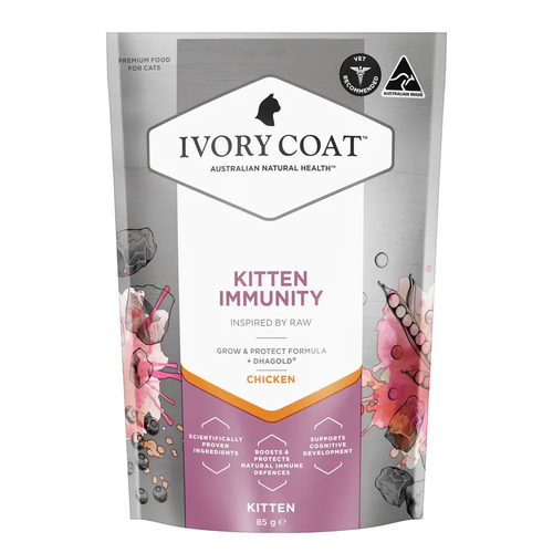 Ivory Coat Inspired By Raw Kitten Immunity 85G 12Pack 