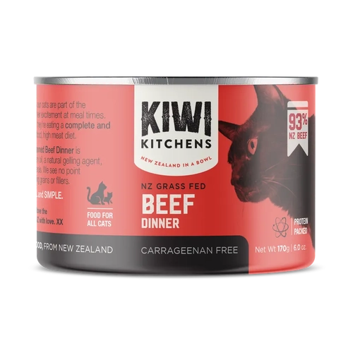 Kiwi Kitchens Cat Beef 170G 18Pk (Om18) 