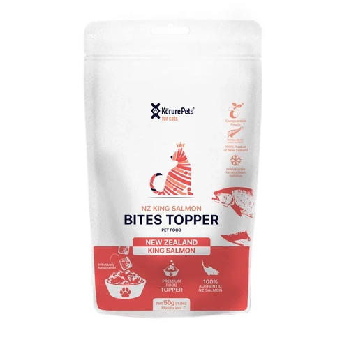Korure Pets King Salmon Bites Cat Treats 50G 