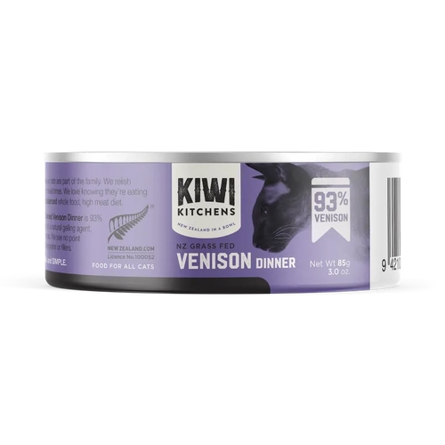Kiwi Kitchens Cat Venison 85G 18Pk (Om18) 