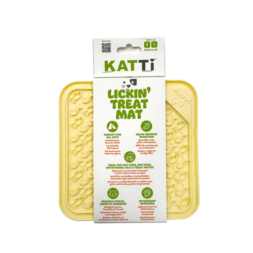 Katti Lickin Mat Fish Yellow  