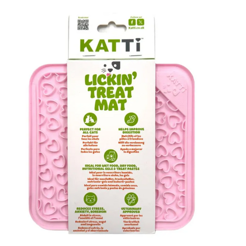 Katti Lickin Mat Heart Pink  