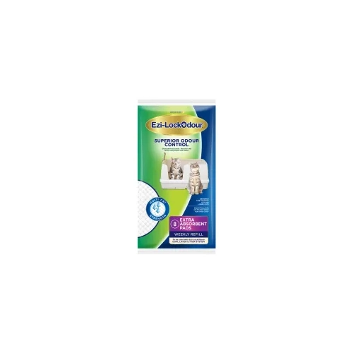 Ezi-Lockodour Extra Absorbant Cat Litter Pads 8 Pack