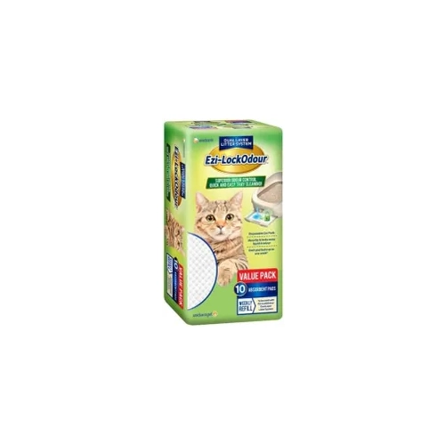 Ezi-Lockodour Absorbant Cat Pads 10Pk 