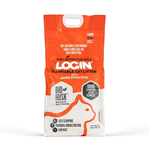 Login Rice Husk Cat Litter 7.2Kg 