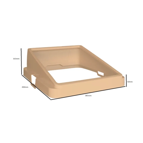 Oz Pet Litter Tray Guard Beige  