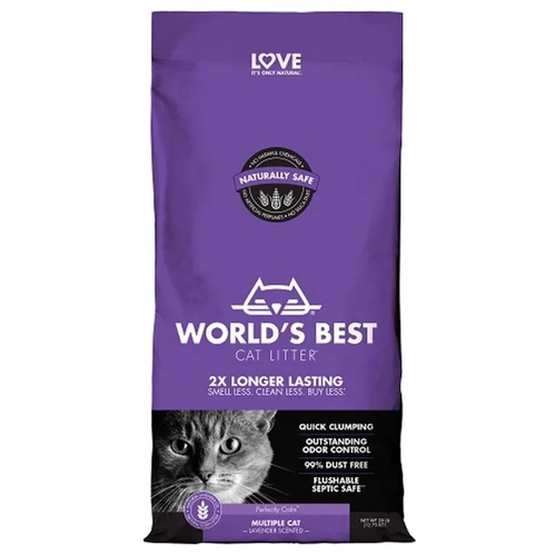 Worlds Best Cat Litter Lavender 12.7Kg 
