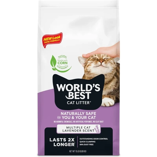 Worlds Best Cat Litter Lavender 6.8Kg 
