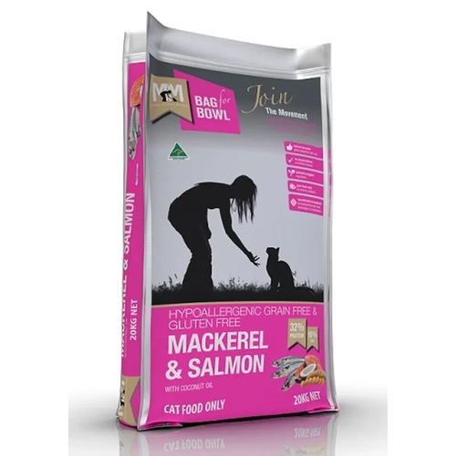Mfm Cat Mackerel & Salmon Grn & Glt Fr Hotpink 20Kg 