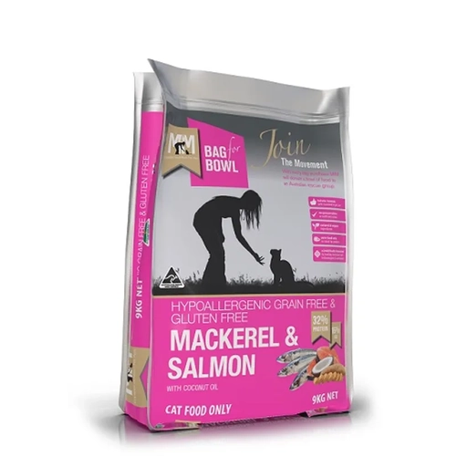 Mfm Cat Mackerel & Slmn Grain & Gluten Free Hot Pink 9Kg 