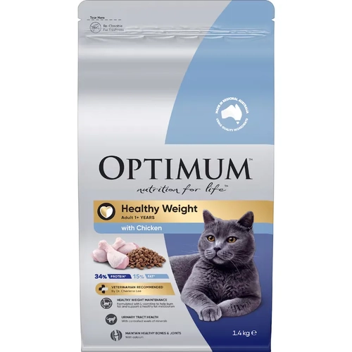 Optimum Cat Healthy Weight Chicken 1.4Kg 