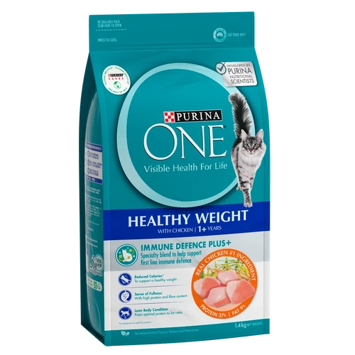 Purina One Cat Adult Dry Healthy Weight Chicken 1.4Kg 