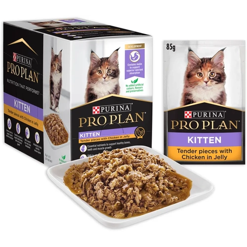 Pro Plan Kitten Chicken Pouch 85G 12Pack  