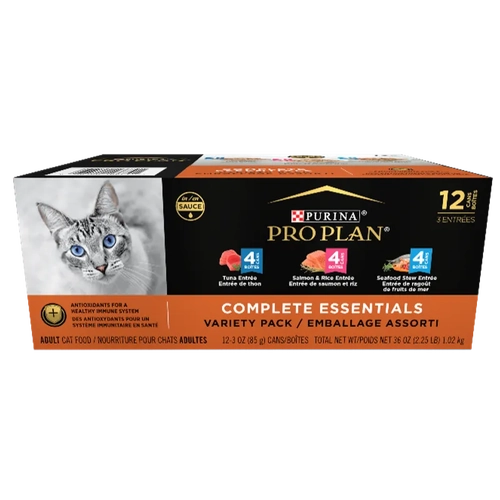 Pro Plan Cat Seafood Favs Variety 85G 2X12Pk (Om2) 