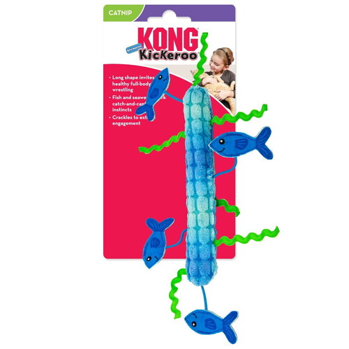 4 x KONG Kickeroo Stickeroo Multi-Sensory Interactive Cat Toy
