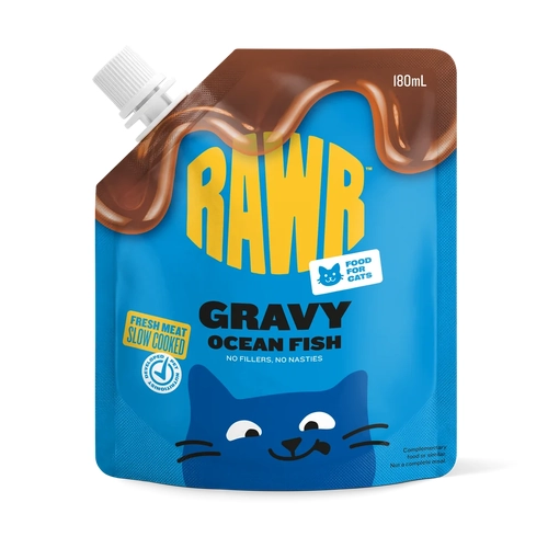 Rawr Cat Ocean Fish Gravy 180Ml 6Pk (Om6)