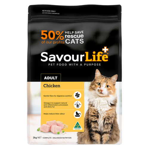 Savourlife Chicken Adult Cat Dry Food 2Kg