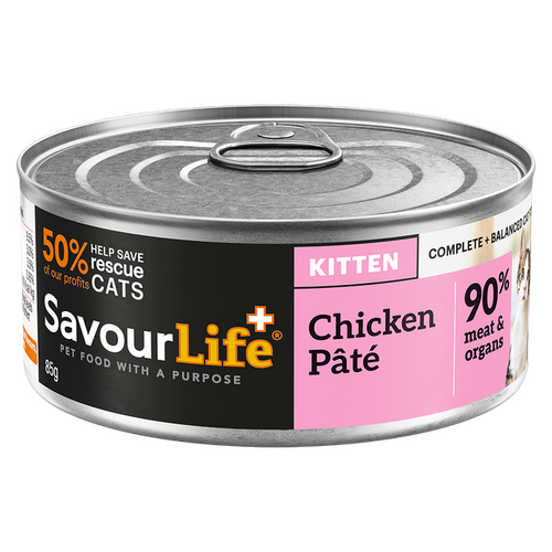 Savourlife Chicken Kitten Food 85G 12Pk (Om12)