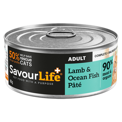 Savourlife Lamb & Ocean Fish Adult Cat Food 85G 12Pk (Om12)
