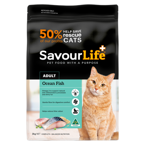 Savourlife Ocean Fish Adult Cat Dry Food 2Kg