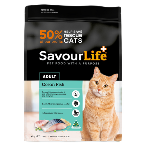 Savourlife Ocean Fish Adult Cat Dry Food 4Kg