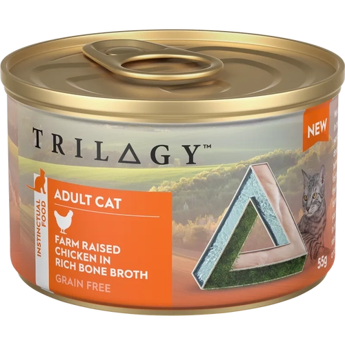 Trilogy Adult Chicken In Bone Broth 85G 24Pk (Om24) 