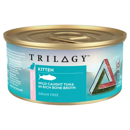 Trilogy Kitten Tuna In Bone Broth 85G 24Pk (Om24) 