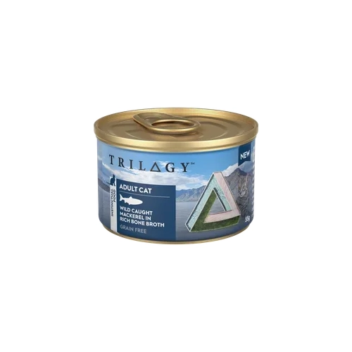Trilogy Adult Mackrl In Bone Broth 85G 24Pk (Om24) 