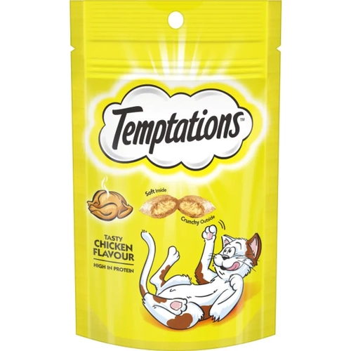 Temptations Snacks Tasty Chicken 85G 6Pk (Om6) 