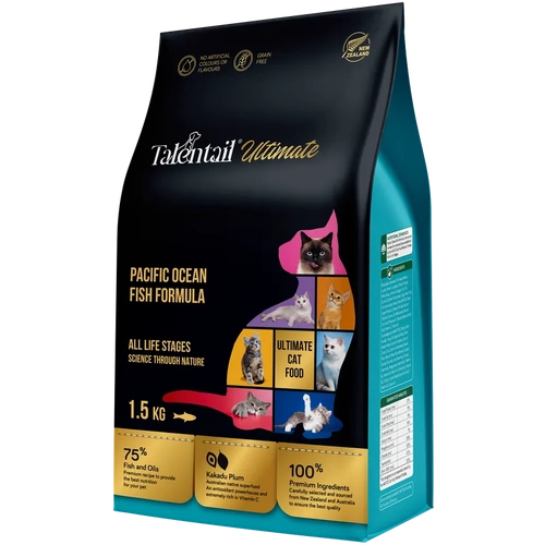 Talentail Ultimate Pacific Ocean Fish Cat Food 1.5Kg 
