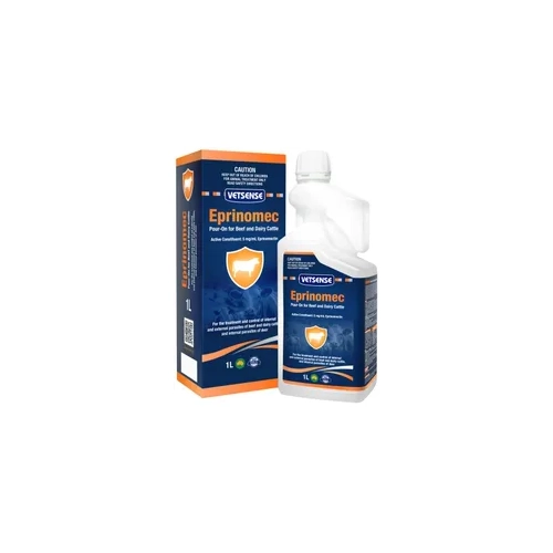 Vetsense Eprinomec Cattle Pour-On 1L