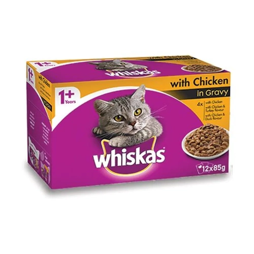 Whiskas Wet Favourites Chick Mvms 85G 1X12Pk 