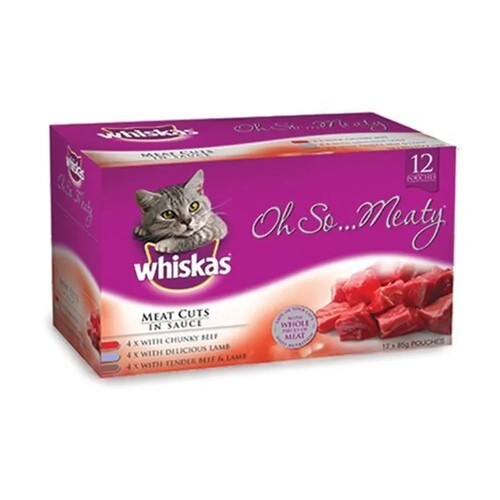 Whiskas Wet So Meaty Mvms 85G 1X12Pk 