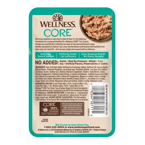Wellness Core Tt Tuna & Salmon Pate 50G (Om12)