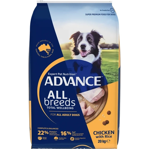 Advance Dog All Breed Chicken With Rice 20Kg 
