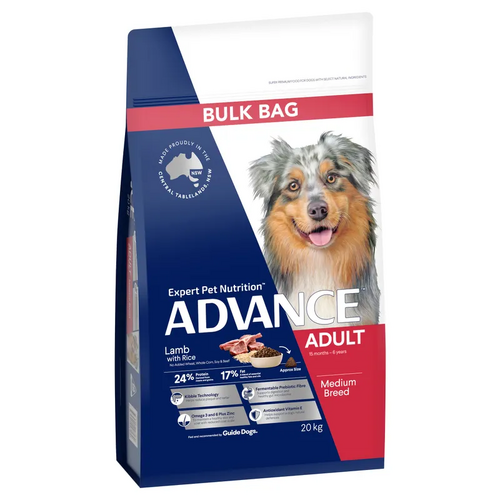 Advance Dog Adult Medium Breed Lamb With Rice 20Kg 