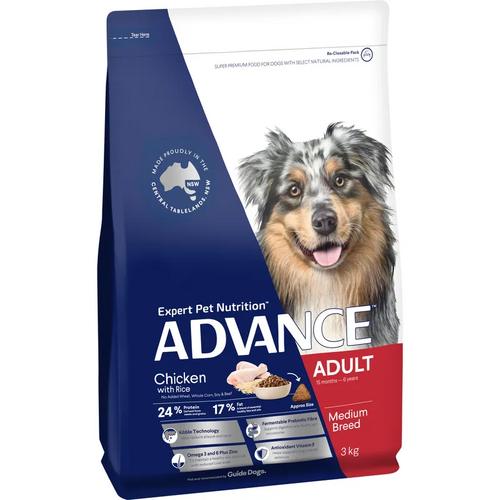 Advance Dog Adult Tot Well All Brd Chkn 3Kg 