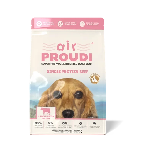 Airproudi Premium Air-Dried Dog Food Beef 1Kg