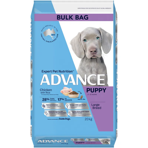 Advance Dog Puppy Large Breed Chicken Rice 20Kg 
