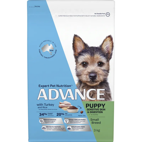 Advance Puppy Small Breed With Turkey & Rice 3Kg 