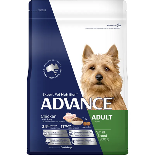 Advance Dog Adult Small Breed 800G 