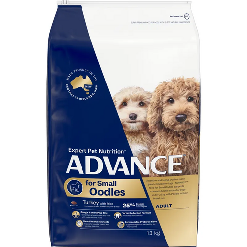 Advance Dog Small Oodles Turkey With Rice 13Kg 