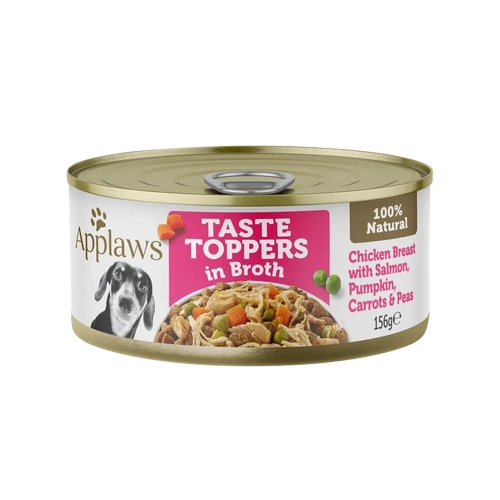 Applaws Dog Taste Toppers Chkn Sal Veg Broth 156G 16Pk(Om16) 