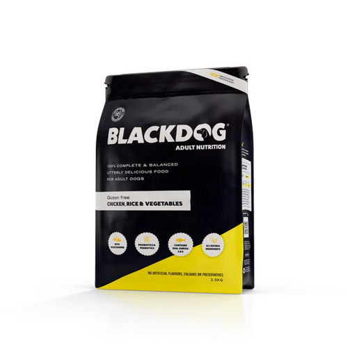 Black Dog Adult Chicken Rice & Vegetables 2.5Kg 