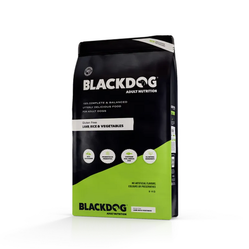Black Dog Adult Lamb Rice & Vegetables 9Kg 