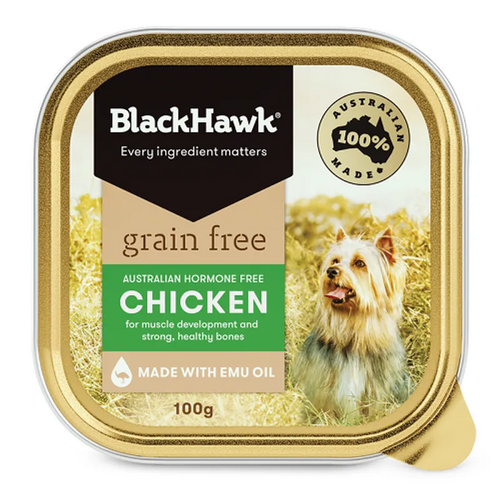 Black Hawk Grain Free Chicken 100G 9Pk (Om9) 