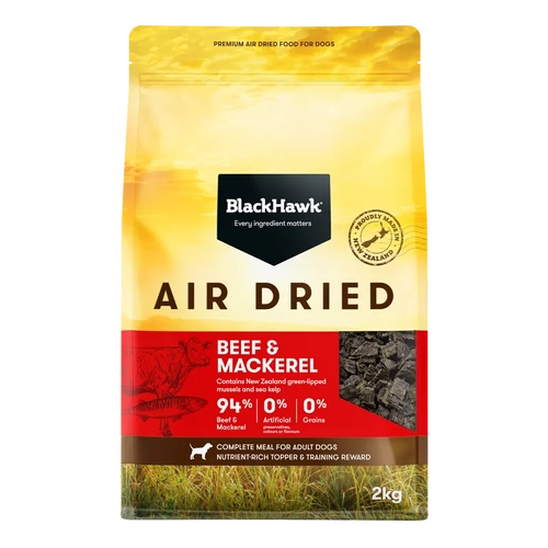 Black Hawk Air Dried Beef/Fish 2Kg 